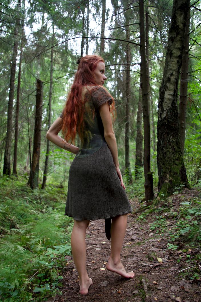Daughter of the Earth wrap dress