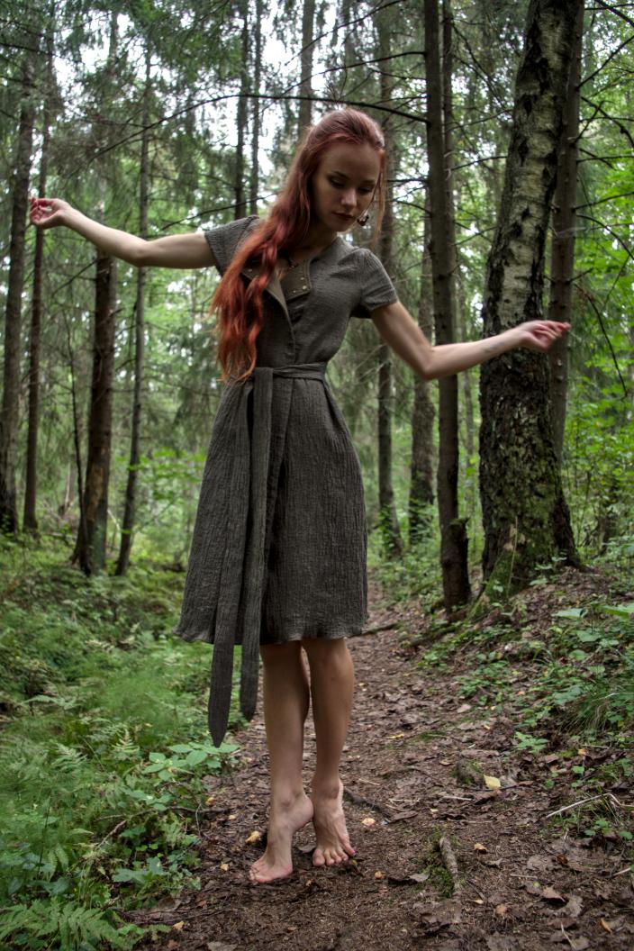 Daughter of the Earth wrap dress