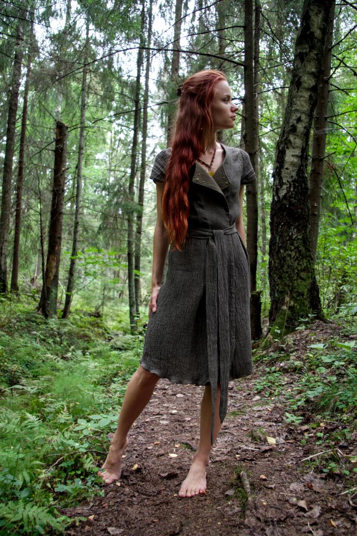 Daughter of the Earth wrap dress