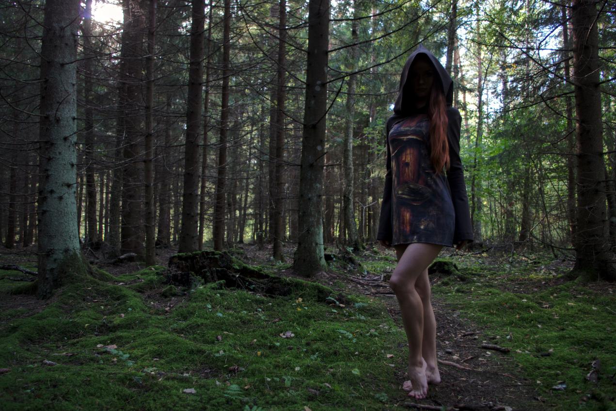 A Point of Origin tunic hoodie