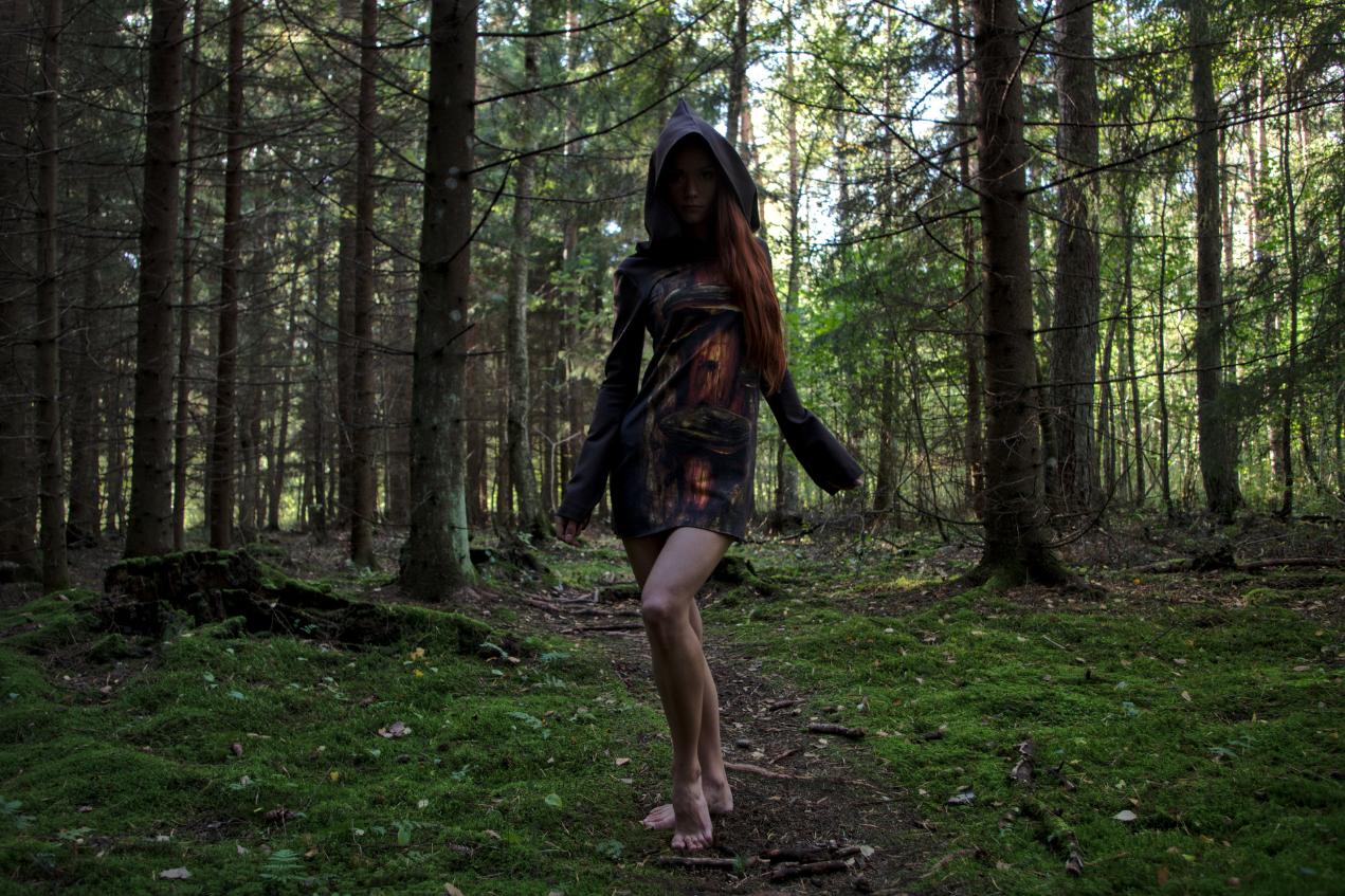A Point of Origin tunic hoodie