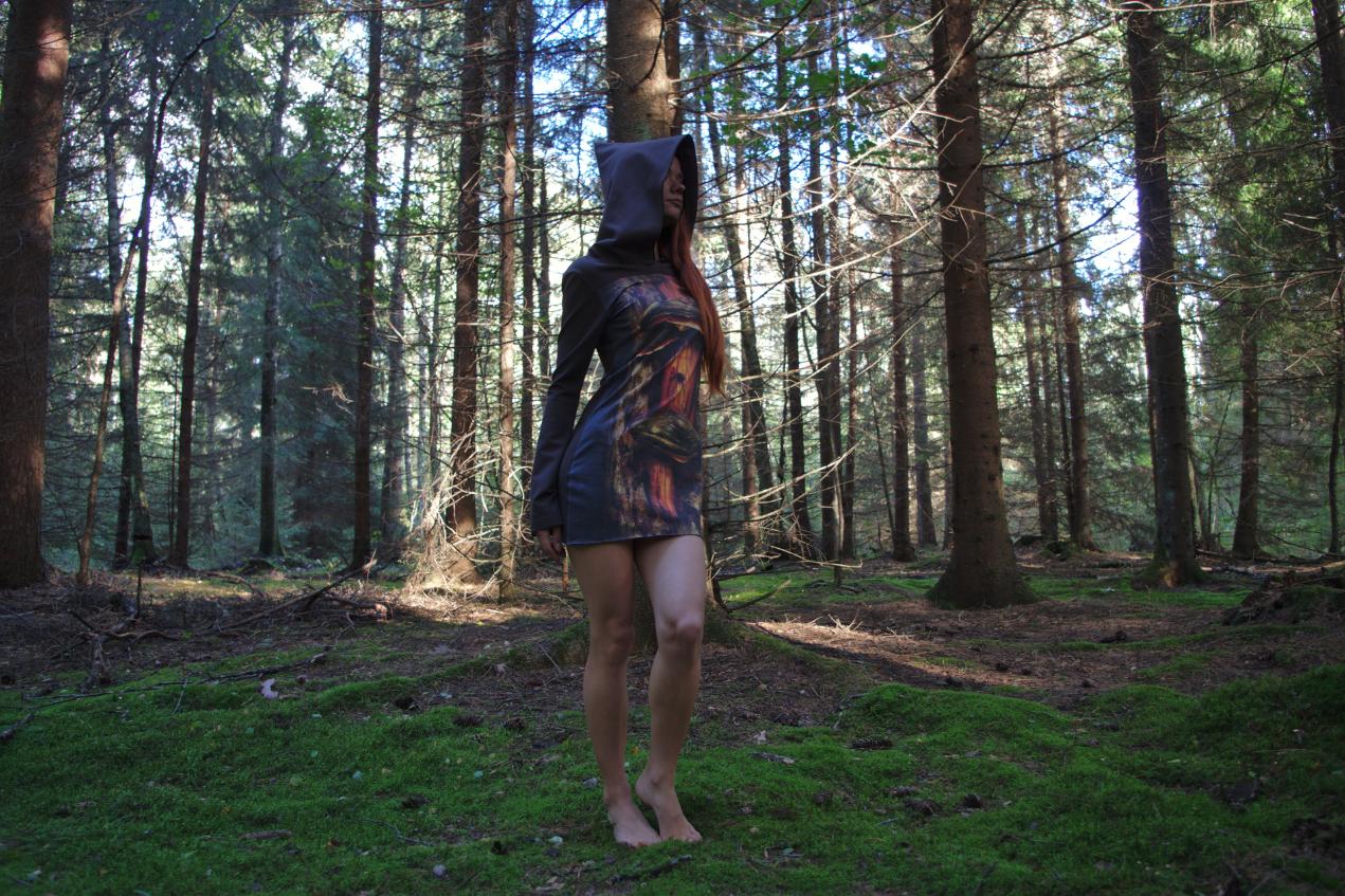 A Point of Origin tunic hoodie