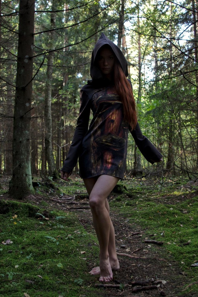 A Point of Origin tunic hoodie