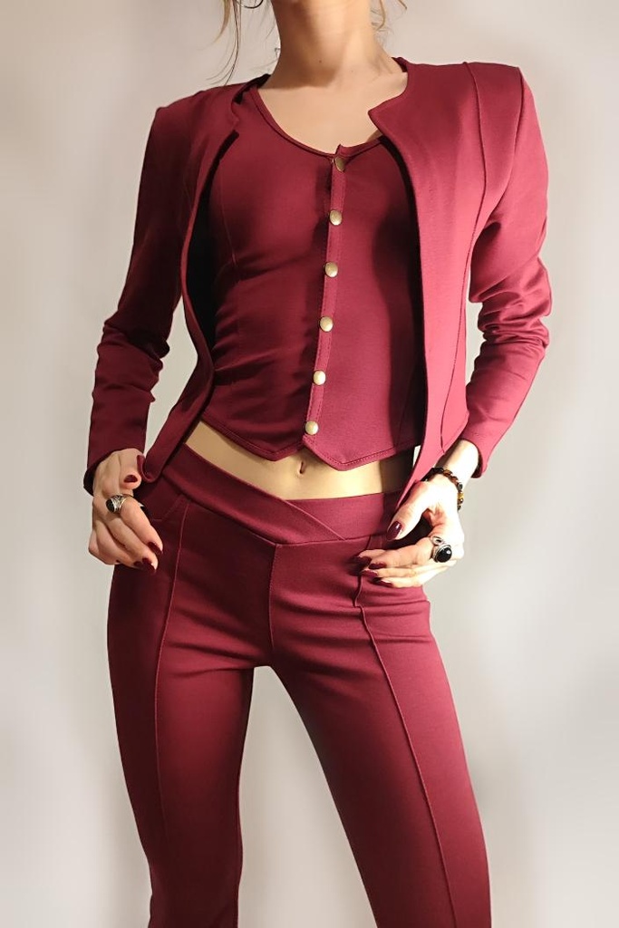 Pinstripe Waistcoat-Top